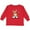 Red, variant on Inktastic Flower Corgi Boys or Girls Long Sleeve Toddler T-Shirt