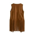 thumbnail image 2 of Valcatch Tassels Fringe Sleeveless Vest Tops Cardigan Waistcoat Jacket Outwear Tops, 2 of 9