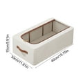 thumbnail image 3 of Shoe Storage Box, Transparent Shoe Cabinet, Folding Underbed Shoe Organizer, Space-Saving + Side Opening Design, Durable Plastic, for Home Storage, Protects Shoes, Shoe Rack, Shoe Holder Aestivo, 3 of 7