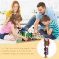 thumbnail image 3 of Train Set Joqutoys de madera para llevar, ferrocarril, 18 piezas, 3 of 9