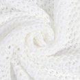 thumbnail image 2 of Women's Crewneck Tops Solid Hollow out Knit Pullovers Ladies for Cross Smock Sweater Loose Cover Ups for Daily Travel Da Black L, 2 of 4