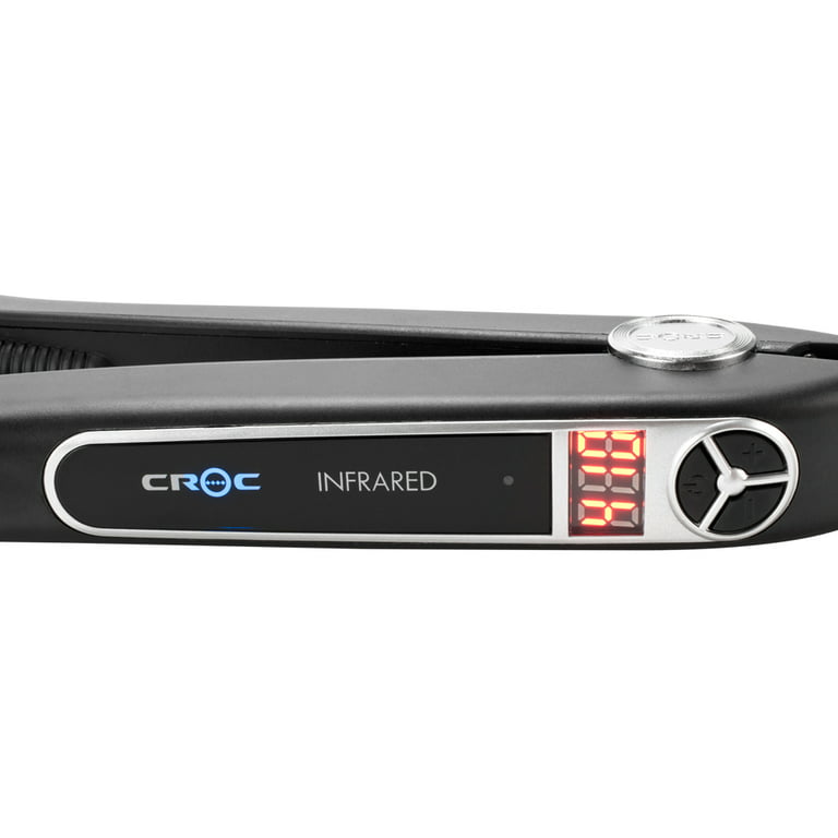 CROC Hair Straightener, Professional Premium Infrared 1.5” Digital Flat Iron  NEW