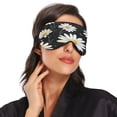 thumbnail image 2 of IAUYY Sleep Mask, Super Soft Eye Masks with Adjustable Strap, Lightweight Comfortable Blindfold,Perfect Blocks Light for Men Women Black Daisy, 2 of 7