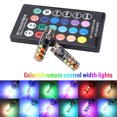 thumbnail image 1 of Luces LED RGB COB universales para coche, bombillas de luz multimodo coloridas para coche con mando a distancia, 1 of 10