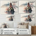 thumbnail image 4 of Designart Japanese Landscape In Watercolor I Canvas Wall Art, 4 of 5