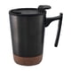 thumbnail image 3 of Paquete con 20 piezas de Taza doble pared acero/corcho con tapa 300 ml gris 8.5 x 12, 3 of 6