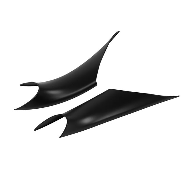 Inside Door Handle Pull Cover, Durable 2pcs Inner Door Handle Pull Trim ABS PC For Repair Black,Beige,Carbon Fiber Style