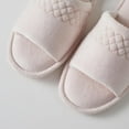 thumbnail image 2 of Roxoni Women Coral Fleece Slippers - Unique Cotton Filled Top, Soft and Warm Slip-On for Relaxing at Home, 2 of 6