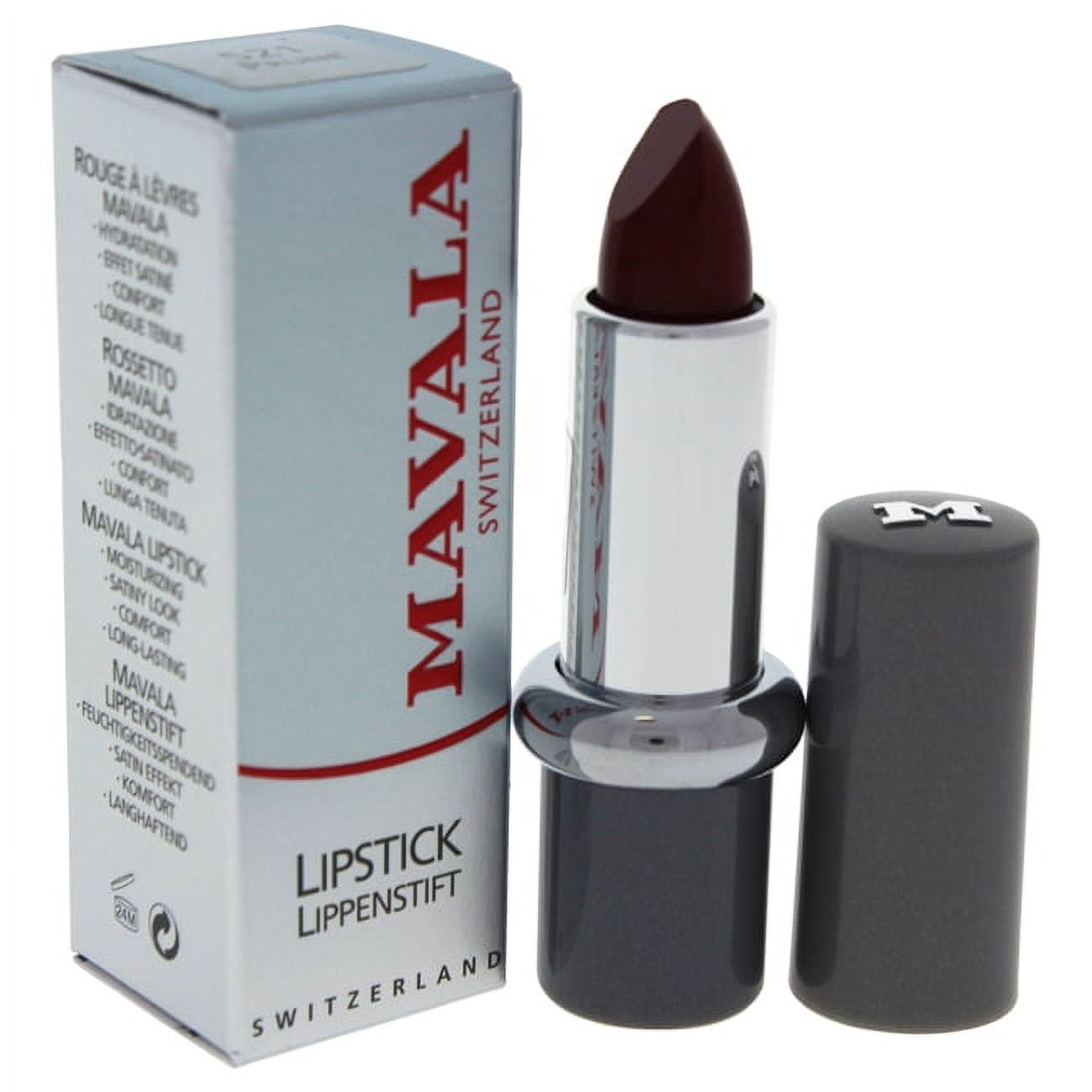 Mavala Sensation Collection Lipstick In Wine Red – Pflegender Lippenstift Mit Glanz