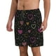 thumbnail image 2 of Balery Heart and Stars Traje de Baño Estilo Hawaiano para Hombre, Shorts de Secado Rápido con Bolsillos-Small, 2 of 6