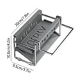thumbnail image 3 of Iumwxz Stainless Steel Sink Rack Kitchen Organizer Multi Layer Countertop Basket Storage Durable Dual Layer Draining for Cloth Utensil 1pc Gray, 3 of 6