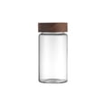 thumbnail image 2 of Glass Food Storage Jar with Airtight Maple Wood Lid for Coffee, Tea, Snacks, and Pantry Organization, 2 of 6