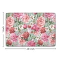 thumbnail image 5 of Pioneer Flower Floral Print Flannel Non Slip Door Rugs,Washable Door Mats Indoor,Decorative Door Mats,Dirt-Resistant and Absorbent Doormat for Entrance,Bedroom,Kitchen,Bathroom,23.5"x16", 5 of 5