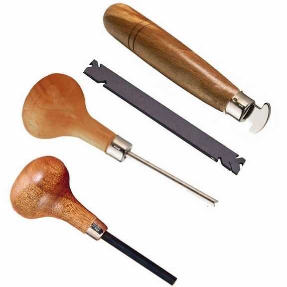 Jewelers Stone Setting 4 PcsClaw Bezel Prong Lifter Pusher Roller Craft Tool Set