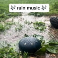 Rain Drum for Outside, Steel Tongue Drum Rain Chime, Mini Handpan Drum