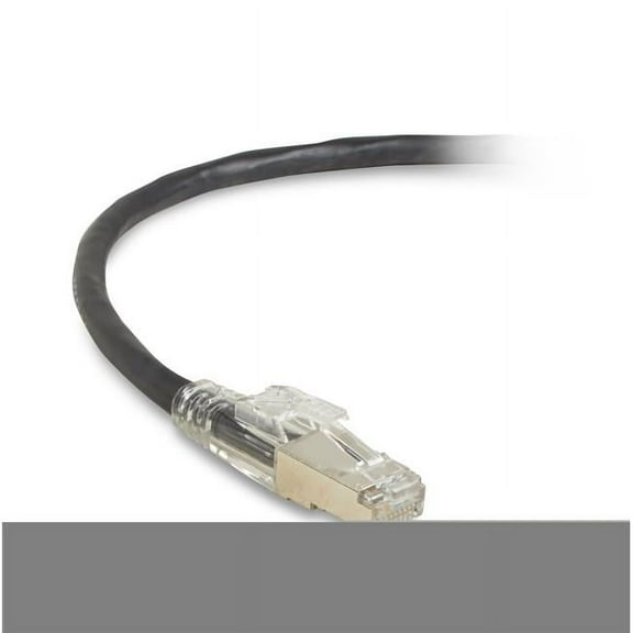 3 ft. Gigatrue 3 Cat6. Shielded Patch Cord Cable - Black