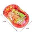 thumbnail image 2 of Orange Plastic Bathtub With Baby Doll Bath Toy Set, 2 of 5