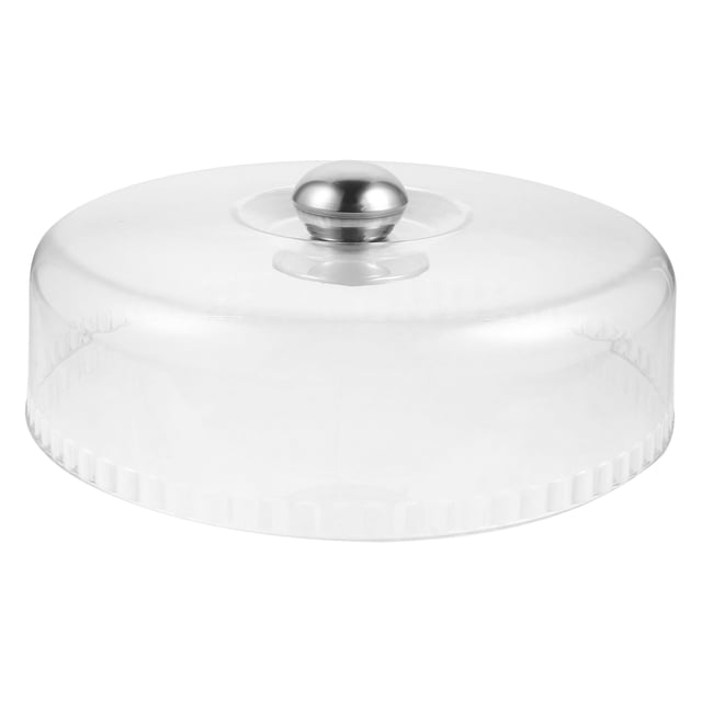 BRIGHTFUFU Tapa de la torta 1pc Postre transparente Tapa de la tapa de la tapa de la cubierta Panadería cubierta de polvo