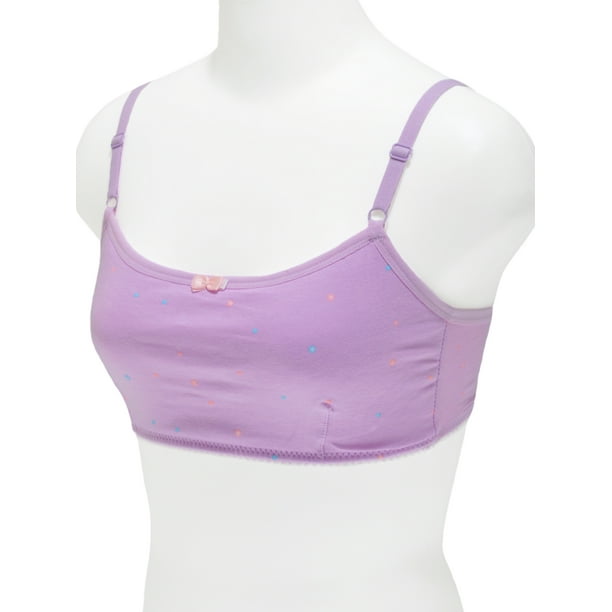 Angelina Angelina Girl's Wirefree Cotton Training Bra with Lace