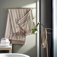 thumbnail image 4 of Hilana Upcycled Cotton Casablanca Sustainable Striped Turkish Towel / Blanket, 4 of 6