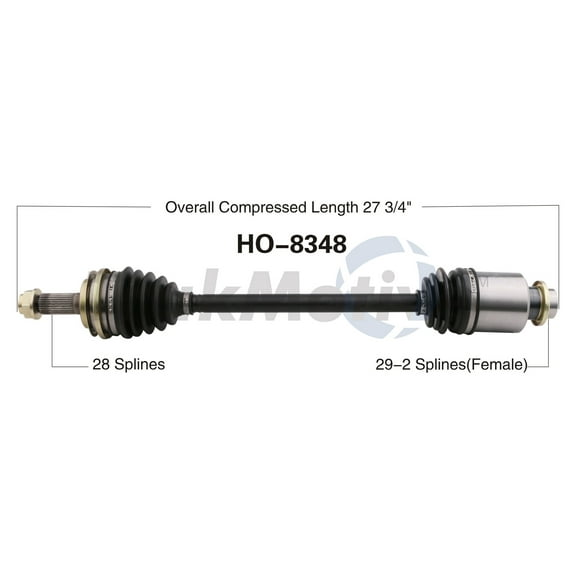 CV Axle Shaft Fits select: 2006-2014 HONDA RIDGELINE