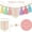 colorful banner, variant on Janrevotw High Chair Banner For 1st Birthday Party Decorations For Boys And Girls, Featuring A Tassel Wreath Crown Hat, Cake Hat, And Baby Smash Cake Party Decorations. Tassel High Chair Banner Photo