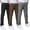 Black+Brown+Gray, variant on Boys Cargo Pants Stretch Pull On Straight Leg Trousers with Multi-Pocket Lightweight School Uniform Pants Khaki