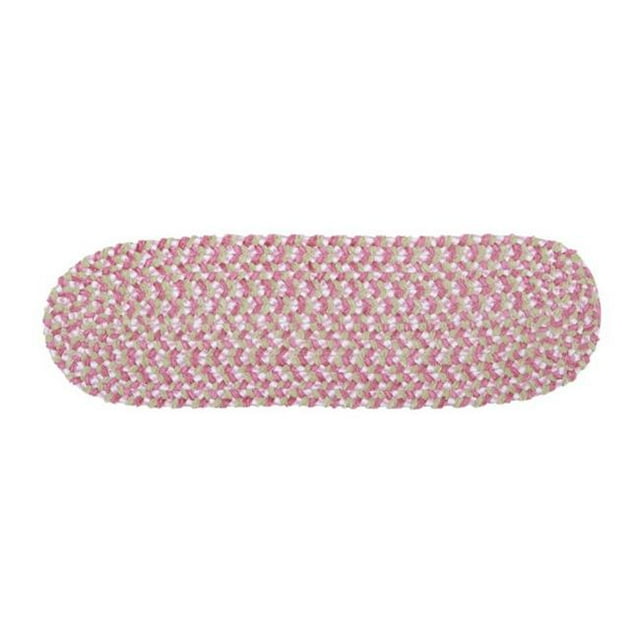 Colonial Mills BK79A008X028X Blokburst - Tea Party Pink Stair Tread - single Rug