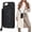 Black, variant on Crossbody Wallet Case for iPhone SE 2022/SE 2020/8/7, RFID Blocking PU Leather Zipper Handbag Purse Flip Cover, Kickstand Folio Case with Card Slots Holder Wrist Strap Lanyard 4.7 Inch (Brown)