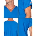 thumbnail image 5 of Landau Scrub Zone Unisex Relaxed Fit 1-Pocket V-Neck Scrub Top 71221, 5 of 6