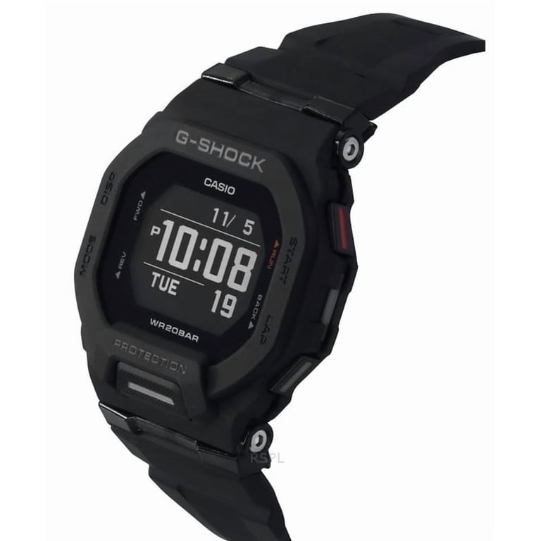 Casio G-Shock G-Squad Digital Smartphone Link Black Resin Strap