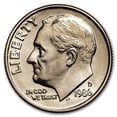 thumbnail image 2 of 1986-D Roosevelt Dime 50-Coin Roll BU, 2 of 3
