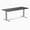 Burnished Wood / Grey, variant on Desky Zero Laminate Office Desk - Black / Small 47.2 X 29.5 Inches / Matte Black