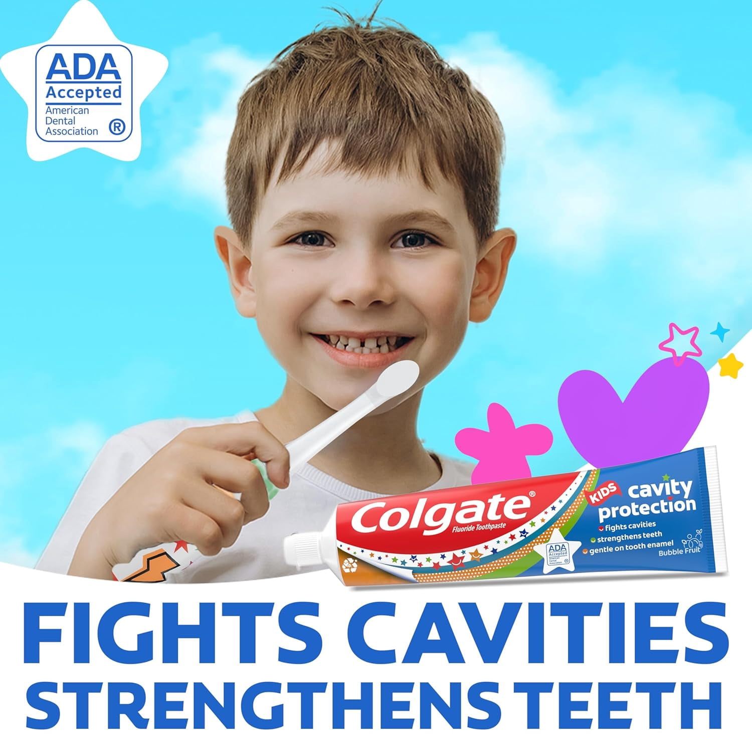 Colgate Kids Toothpaste Cavity Protection, Bubble Fruit, 4.6 oz - 6 Pack