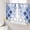 Blue, variant on Turquoise Morocco Sheer Curtains 45 Inches Length 2 Panels Set, Window Sheer Curtains for Living Room/Bedroom, Grey Ombre Retro Mottled Painting Art Light Filtering Rod Pocket Curtain 52''x45''x2