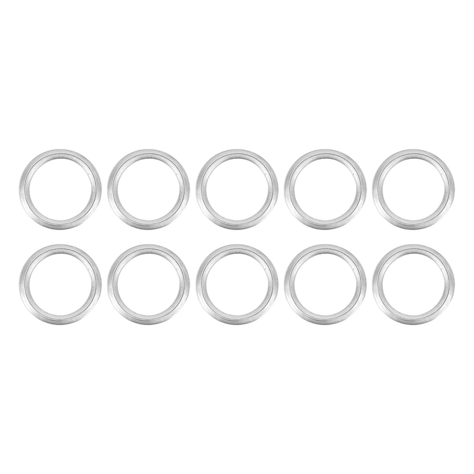 Fugacal Oil Drain Plug Washers,Oil Crush Washers,10 Pcs Oil Drain Plug Gaskets N0138157 Strainer