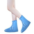 THENEWS Water Proof Shoes Boot Cover Zipper Rain Shoe Covers High Top