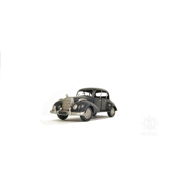 1937 Plymouth P4 Deluxe Black Metal Model Car Assembled Automobile by Xoticbrands - Veronese Size (Small)