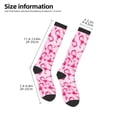 thumbnail image 5 of Easygdp Breast Cancer Ribbons Awareness Fashionable Adult Sockings&Sports Sockings&Breathable Sockings, Non-Pilling,Contrasting Color Design, 5 of 9