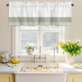 thumbnail image 4 of Valances for Windows Rod Pocket Short Curtain for Bathroom Living Room Bedroom 1 Panel 54x18in, 4 of 9