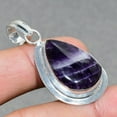 thumbnail image 2 of African Amethyst Pear Shape Gemstone Pendant Handmade Gift Jewelry 2.1" FP 2761, 2 of 2