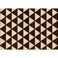 thumbnail image 1 of Ahgly Company Machine Washable Indoor Rectangle Transitional Black Brown Area Rugs, 3' x 5', 1 of 7