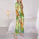thumbnail image 3 of Balery African Animals in the Jungle Conjunto de Pijama con Estampado para Mujer, Conjunto de Dos Piezas con Manga Larga, Ropa de Dormir Suave con Bolsillos, Pijamas Cómodos-Large, 3 of 7