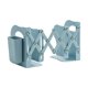 thumbnail image 2 of Organizador de escritorio ajustable para sujetalibros | Portalibros y estantería de plástico plegable, diseño expandible, almohadillas de silicona, almacenamiento resistente y que ahorra espacio, 2 of 6