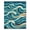 Blue, Pattern 10, variant on ODIKA 4'x6' Machine Washable Non-Slip Area Rug, Abstract Teal High Traffic Rug, Blue, 984306