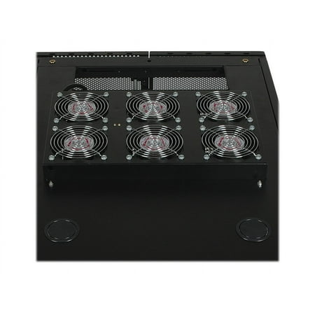 UPC: 0037332144553 | Tripp Lite Rack Enclosure Server Cabinet Roof Mount Fan Panel Airflow Mgmt 230V – Rack roof – with 6 cooling fans – AC 208-240 V – black