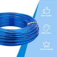 thumbnail image 6 of 12 Gauge(2mm) Aluminum Wire 180 Feet(55m) Bendable Metal Sculpting Wire for Bonsai Trees Floral Arts Crafts Making Royal Blue, 6 of 8