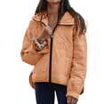 thumbnail image 2 of Turilly Women's Pullover Puffer Jackets Winter Warm Hoodie Padded Coats Quilted Sleeve Uniform Solid Color Casual Outerwear with Pocket, 2 of 6