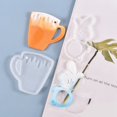 thumbnail image 3 of 2PCS Keychain Pendant Mold DIY Creative Pendant Silicone Mold Resin Casting Mold, 3 of 10