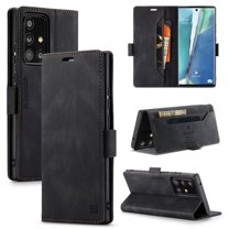 Dteck Galaxy A71 Wallet Case, Premium Leather Flip Wallet Case with RFID Blocking Card Slot Magnetic Closure Folio Phone Case for Samsung Galaxy A71 (Not fit A71 5G), Black
